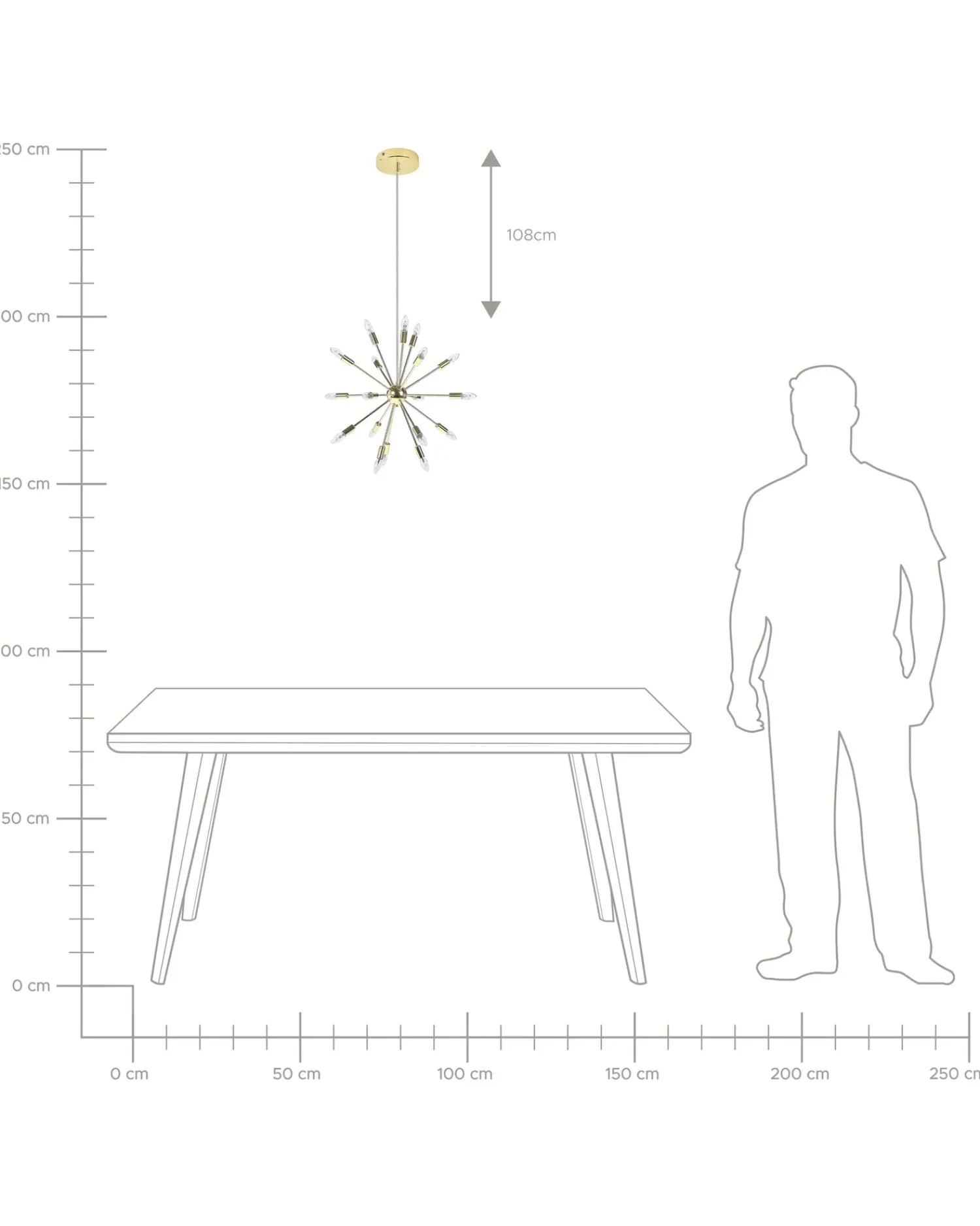 Best Beliani Lampadario MAGUSE Metallo Oro
