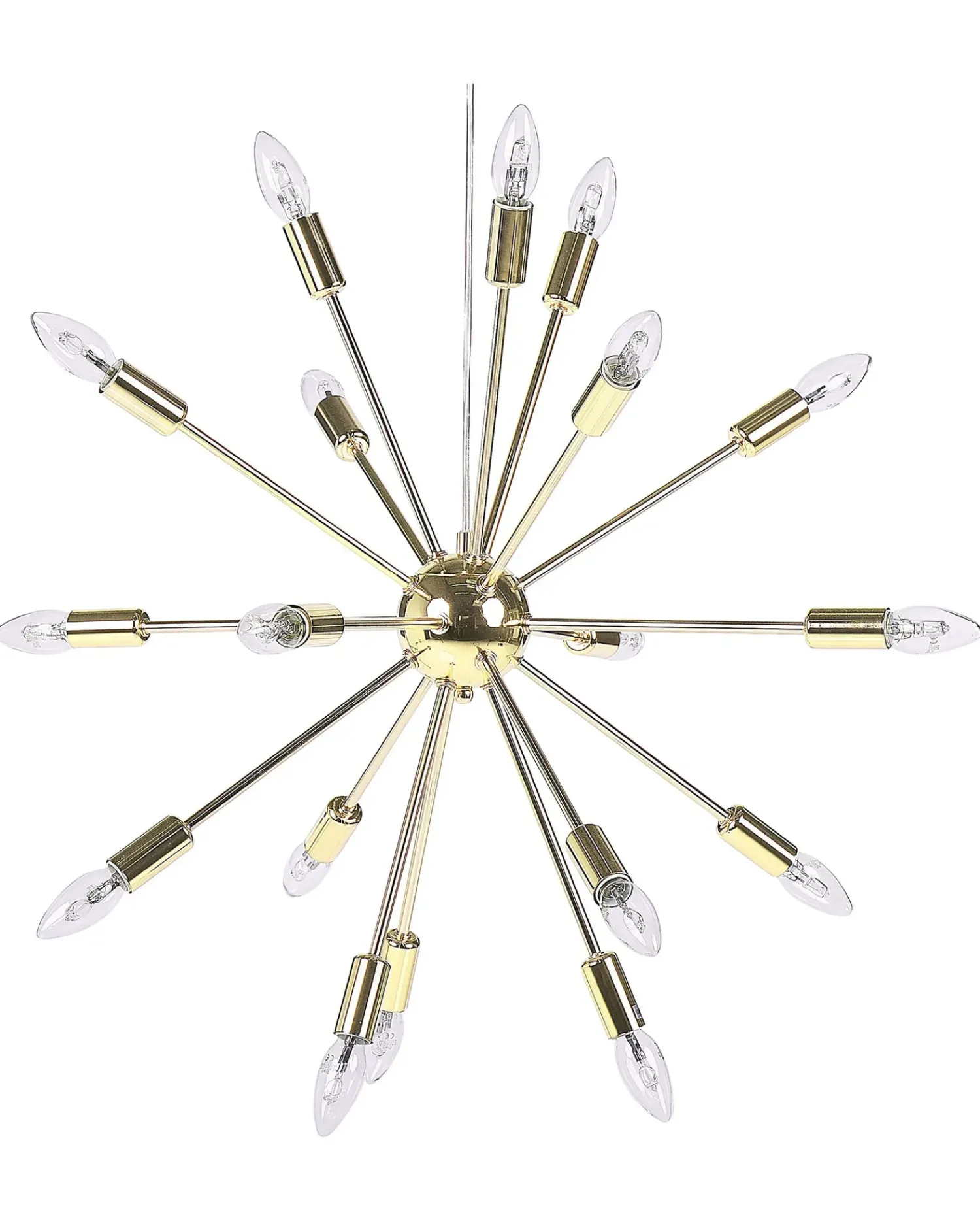 Best Beliani Lampadario MAGUSE Metallo Oro
