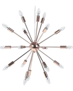 Best Beliani Lampadario MAGUSE Metallo Rame