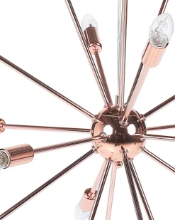 Best Beliani Lampadario MAGUSE Metallo Rame