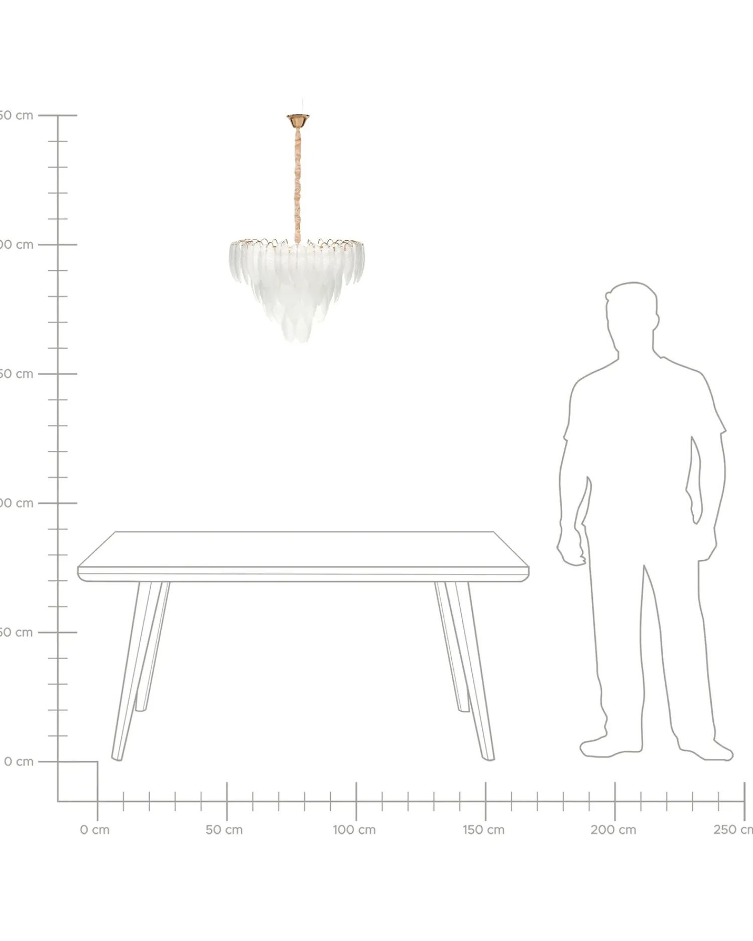 Best Beliani Lampadario MAHAICA Vetro Ottone Oro Trasparente
