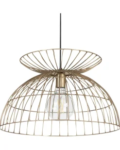Outlet Beliani Lampadario MAHANADI Metallo Ottone