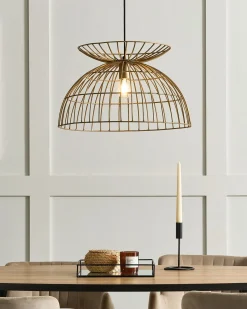 Outlet Beliani Lampadario MAHANADI Metallo Ottone