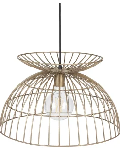 Outlet Beliani Lampadario MAHANADI Metallo Ottone