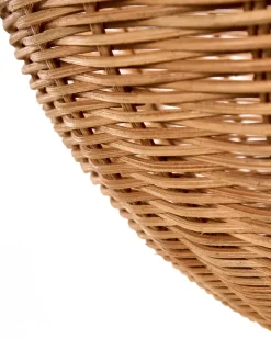 Discount Beliani Lampadario MANDEKAL Rattan Naturale Naturale Oro