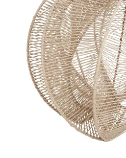 Sale Beliani Lampadario MANINGA Corda di carta Marrone chiaro Naturale