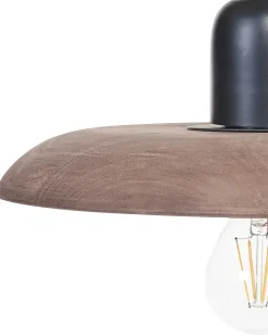 Online Beliani Lampadario MANJEERA Legno di mango scuro Marrone