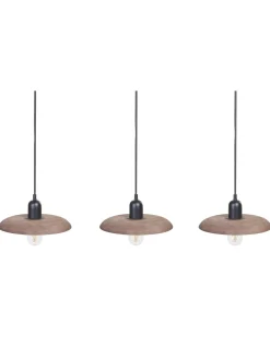 Online Beliani Lampadario MANJEERA Legno di mango scuro Marrone