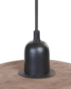 Online Beliani Lampadario MANJEERA Legno di mango scuro Marrone