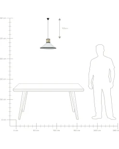 Beliani Lampadario MANTUA Rattan Bianco Bianco Naturale Nero