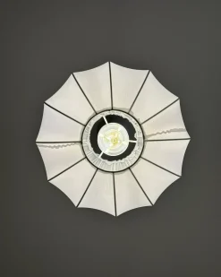 Beliani Lampadario MARIARA Bianco