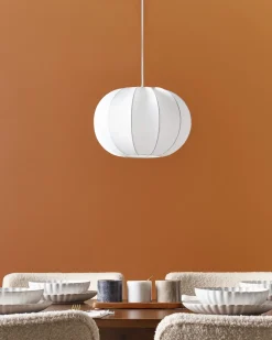 Beliani Lampadario MARIARA Bianco