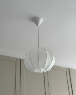 Beliani Lampadario MARIARA Bianco