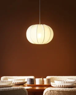 Beliani Lampadario MARIARA Bianco