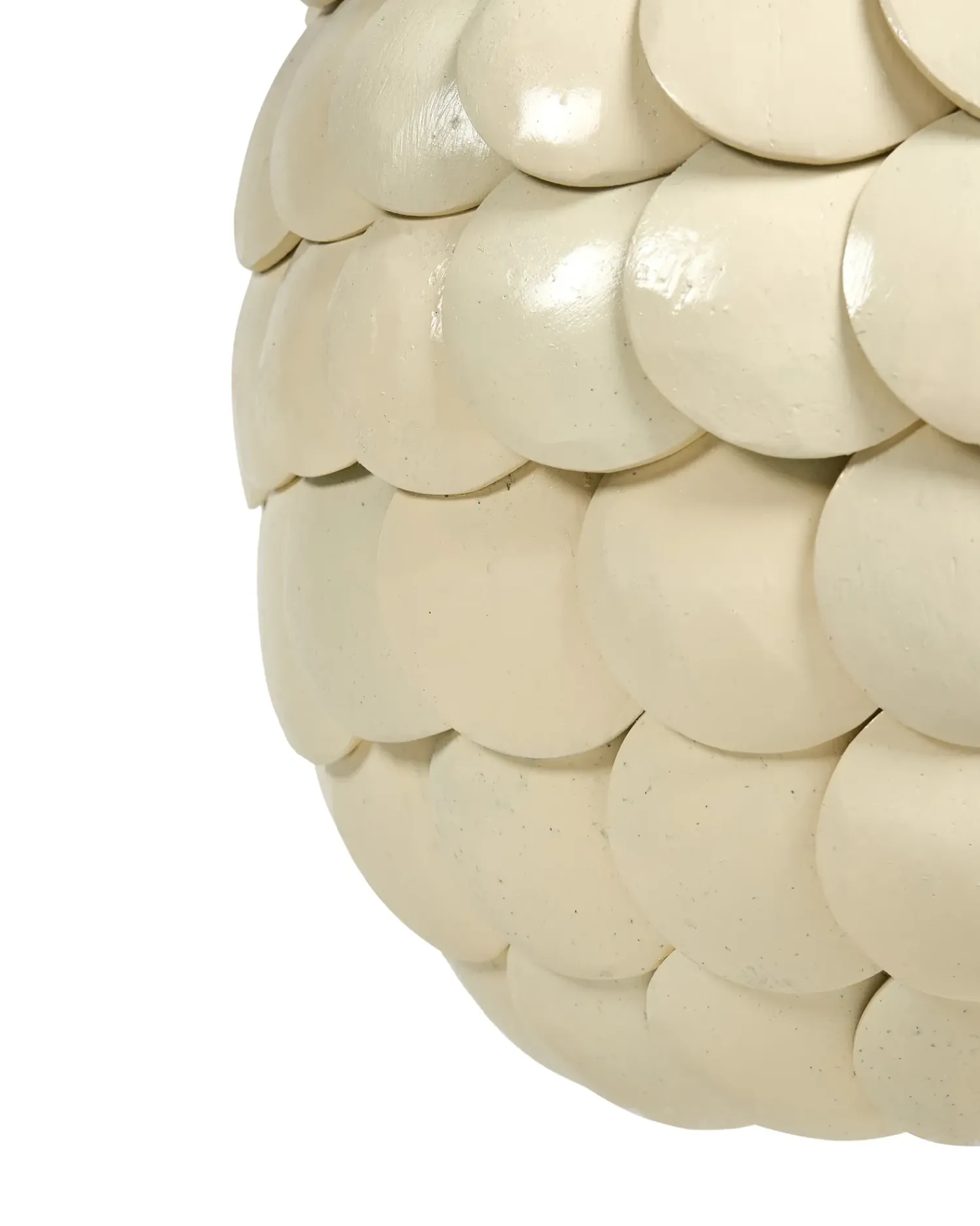 Outlet Beliani Lampadario MASKELIYA Guscio di cocco Beige Beige Oro
