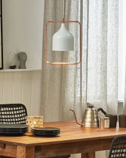 Online Beliani Lampadario MAVONE Metallo Bianco