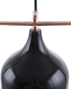 Outlet Beliani Lampadario MAVONE Metallo Nero