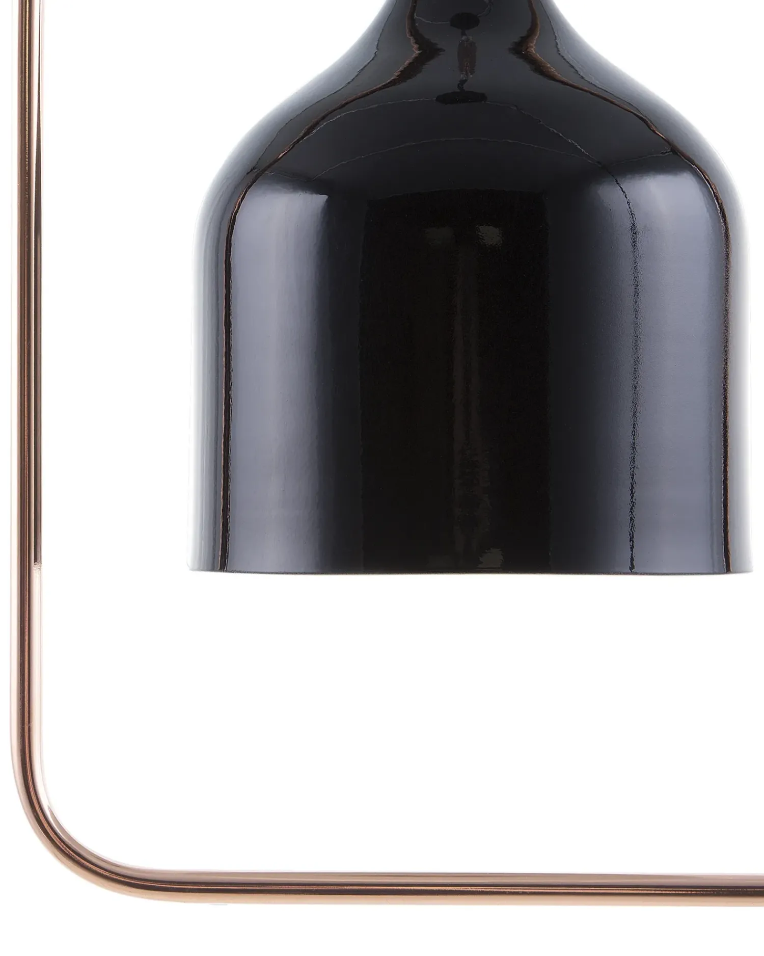 Outlet Beliani Lampadario MAVONE Metallo Nero