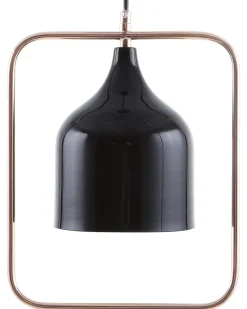 Outlet Beliani Lampadario MAVONE Metallo Nero