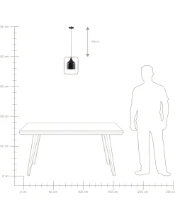 Outlet Beliani Lampadario MAVONE Metallo Nero