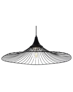 Outlet Beliani Lampadario MAZARO Metallo Nero