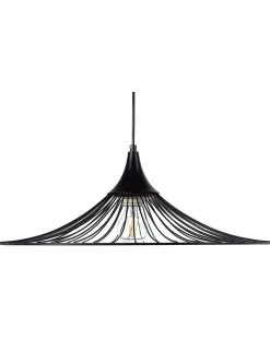 Outlet Beliani Lampadario MAZARO Metallo Nero