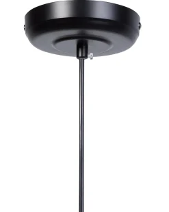 Outlet Beliani Lampadario MAZARO Metallo Nero
