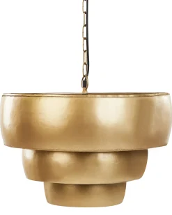 Beliani Lampadario MBANGO Metallo Oro