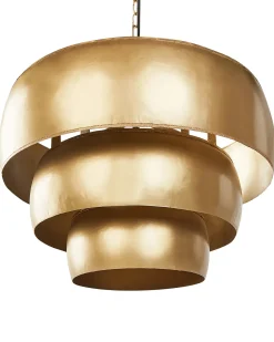 Beliani Lampadario MBANGO Metallo Oro