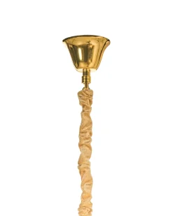 Online Beliani Lampadario MEKI Cristallo Oro Oro Trasparente