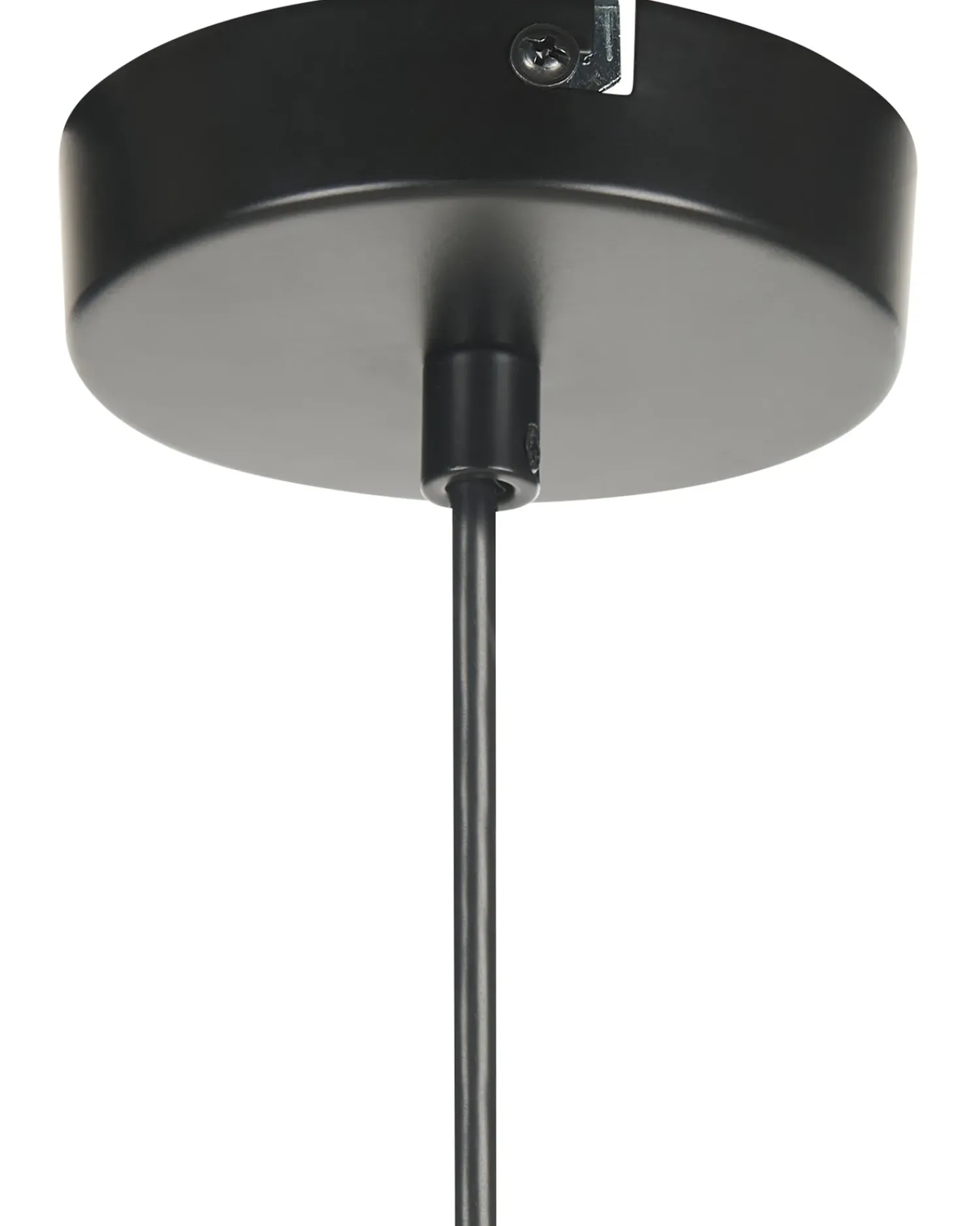 Hot Beliani Lampadario MEROO Carta Naturale Naturale Nero