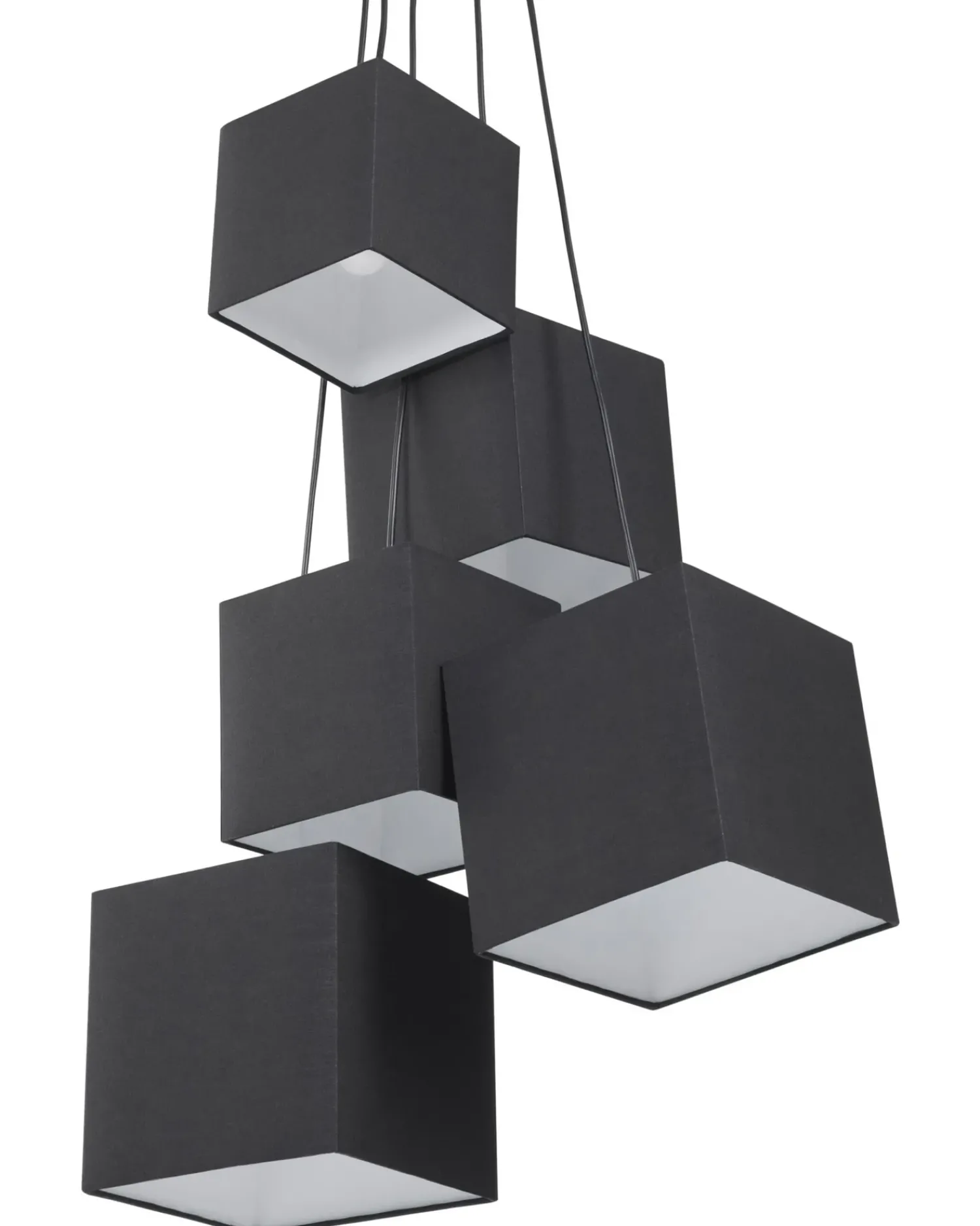 Sale Beliani Lampadario MESTA Nero