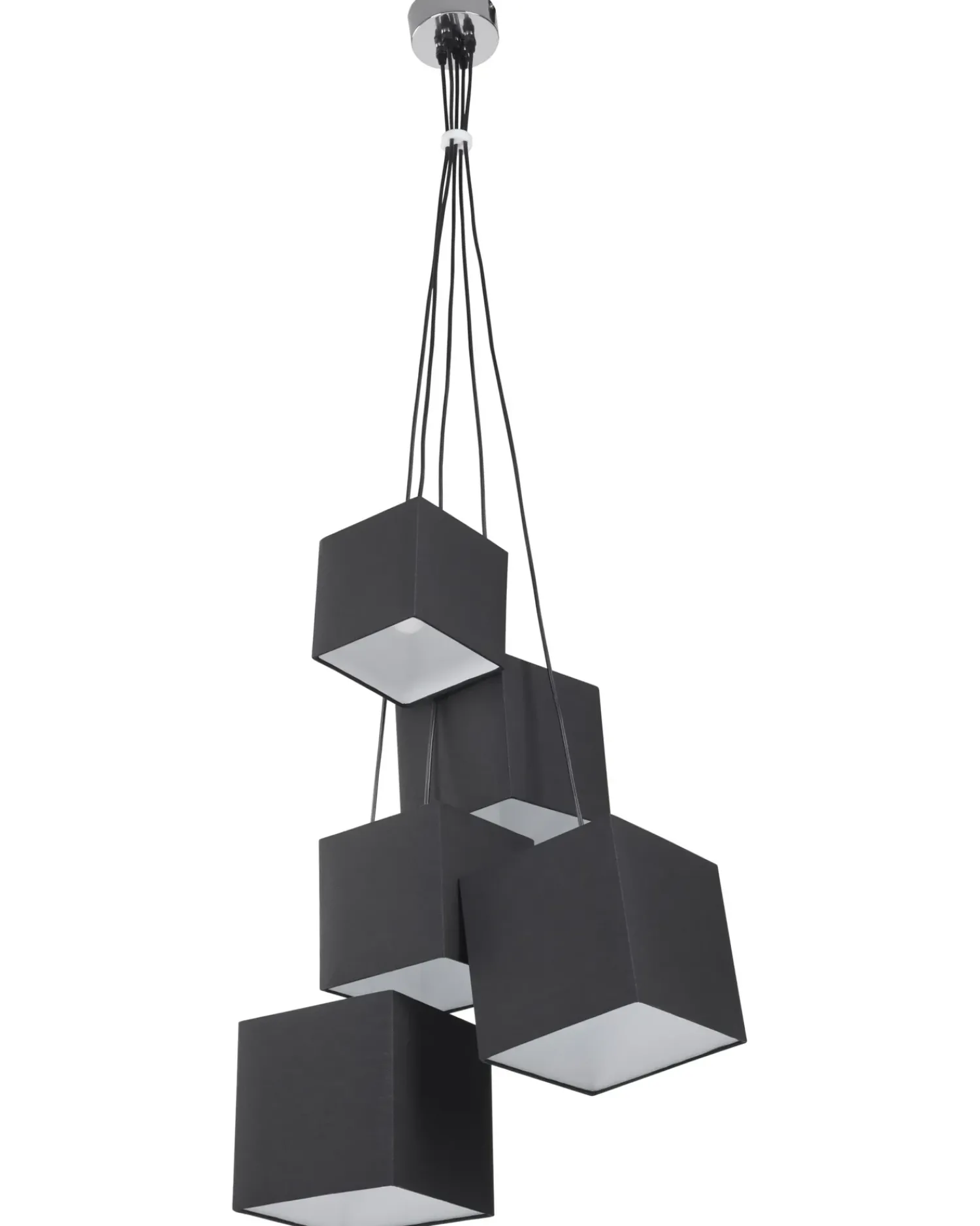 Sale Beliani Lampadario MESTA Nero