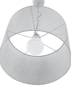 Beliani Lampadario MEZEN Metallo Grigio