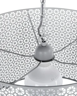 Beliani Lampadario MEZEN Metallo Grigio