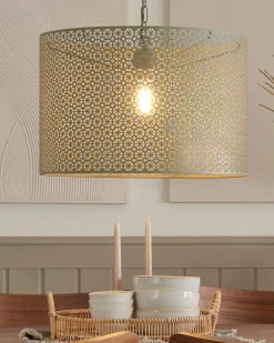 Beliani Lampadario MEZEN Metallo Grigio