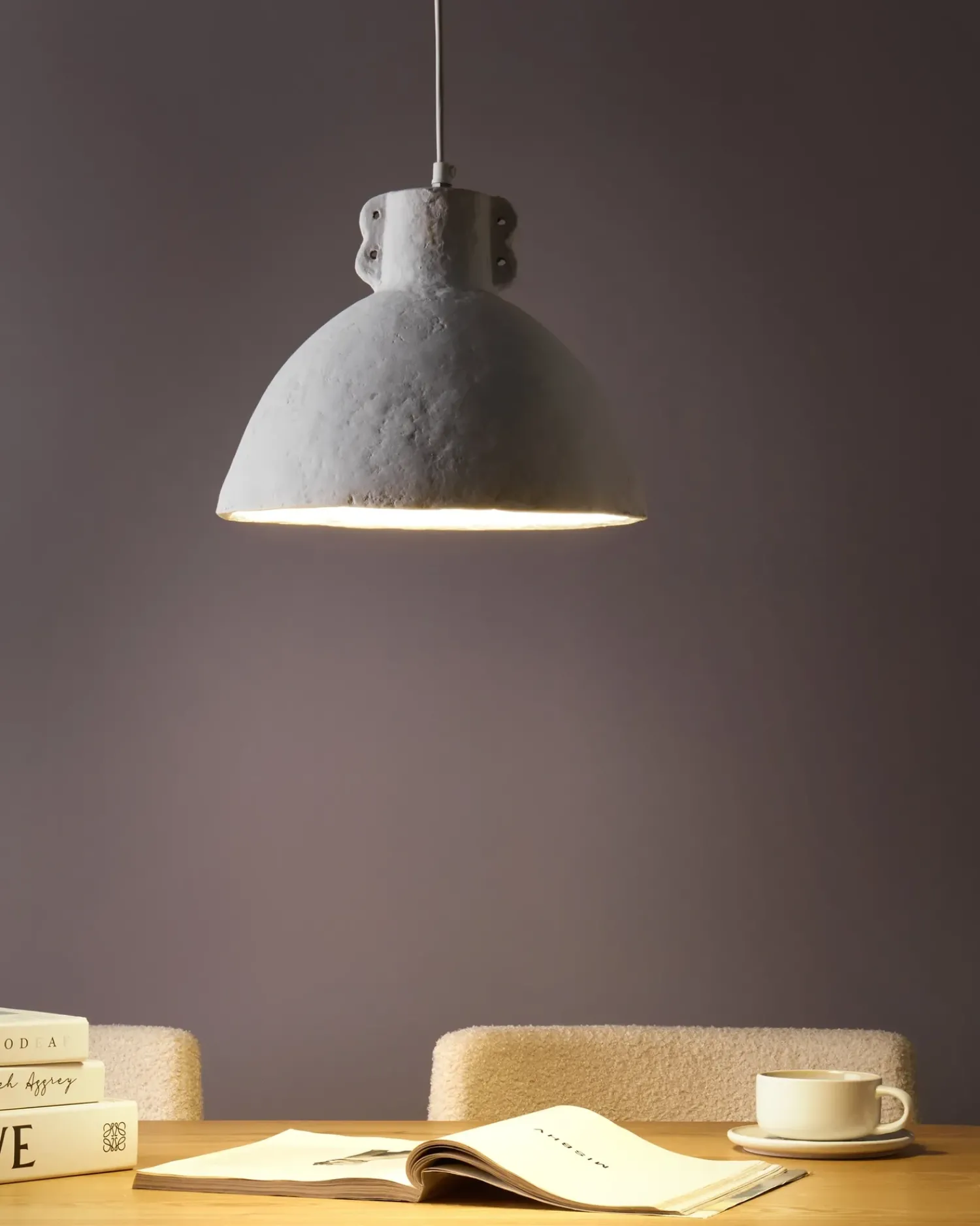 Best Beliani Lampadario MIGUELETE Cartapesta Bianco