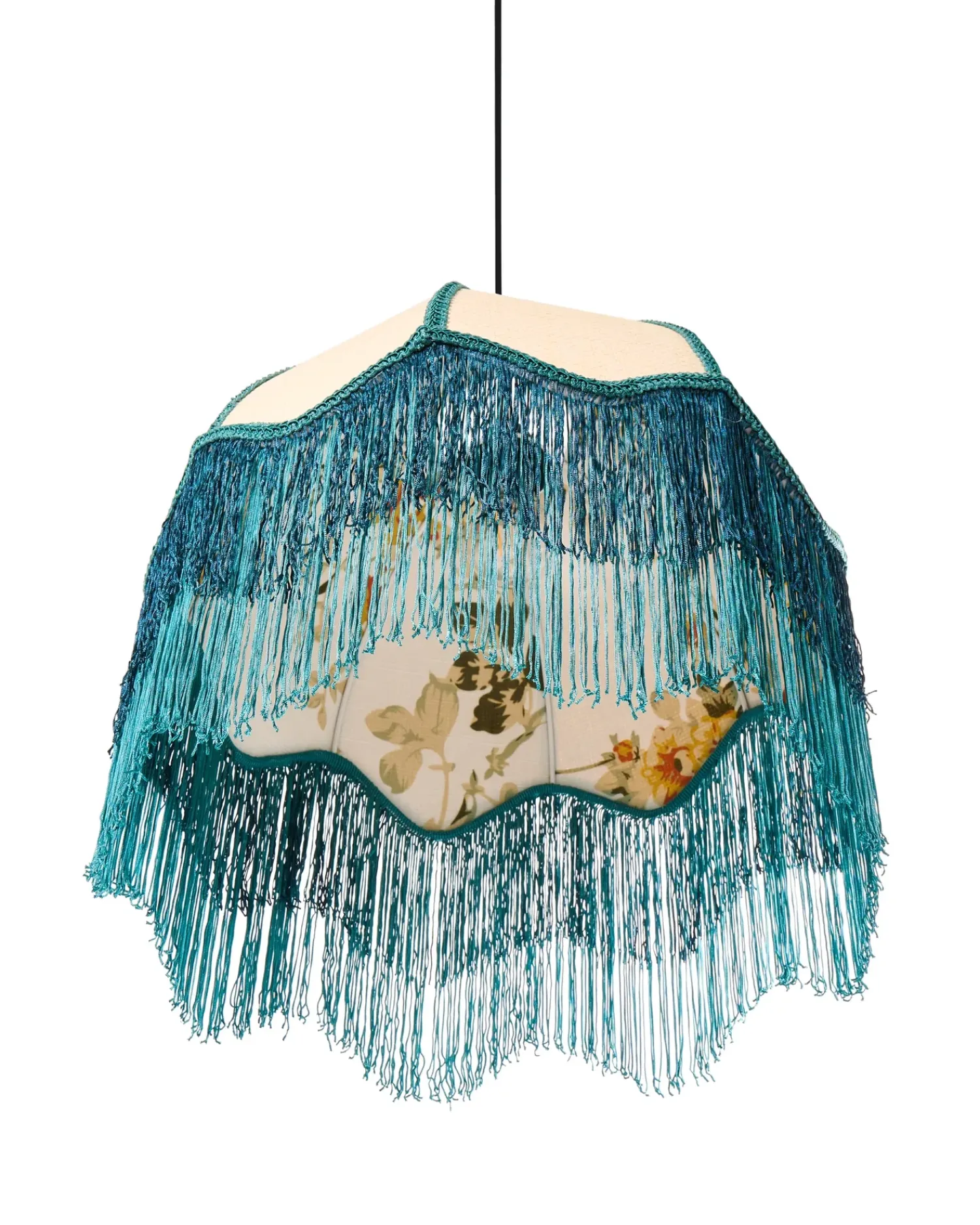 Sale Beliani Lampadario MILAGRO Blu Naturale Blu