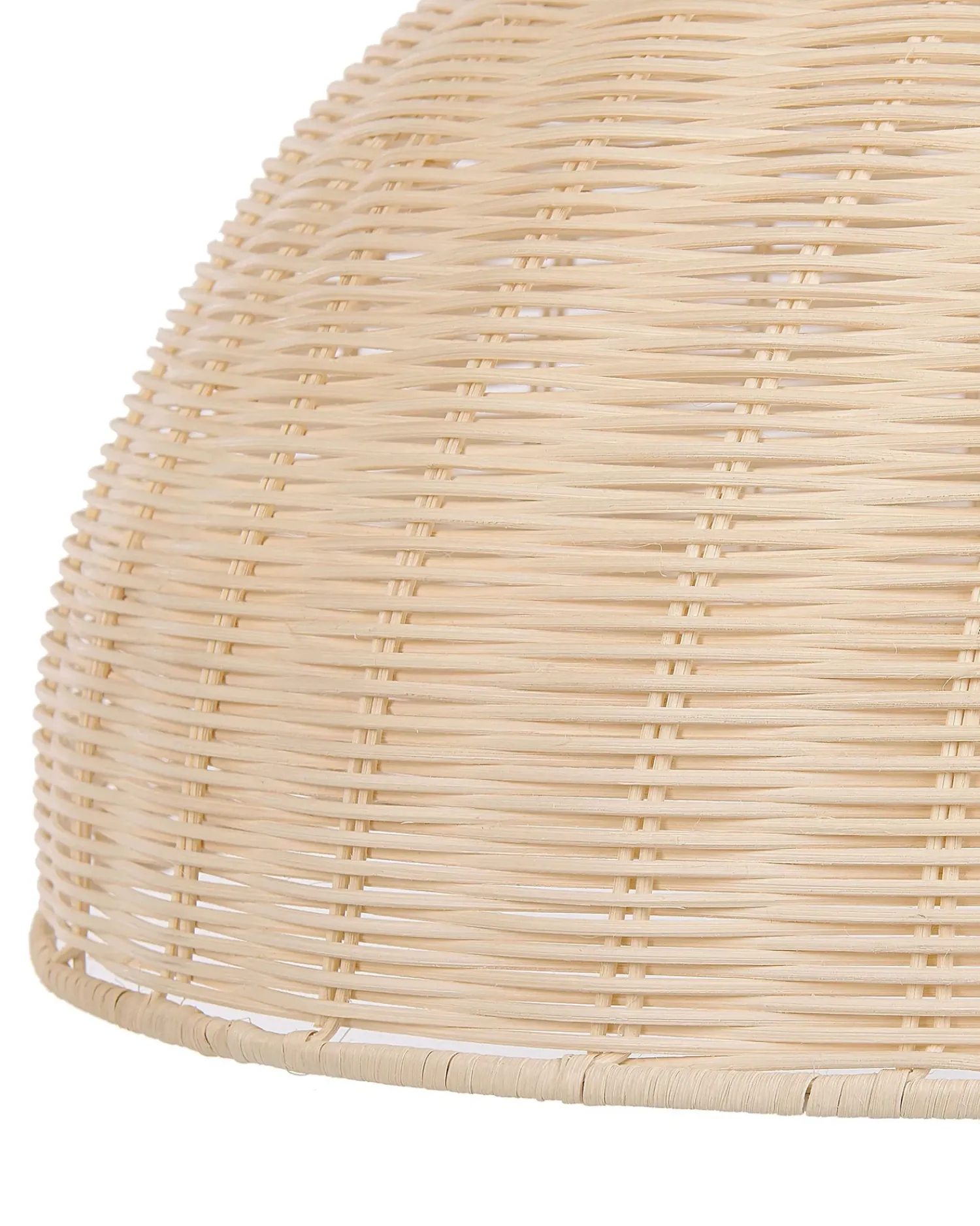 Hot Beliani Lampadario MILLIAN Rattan Marrone chiaro Beige Naturale