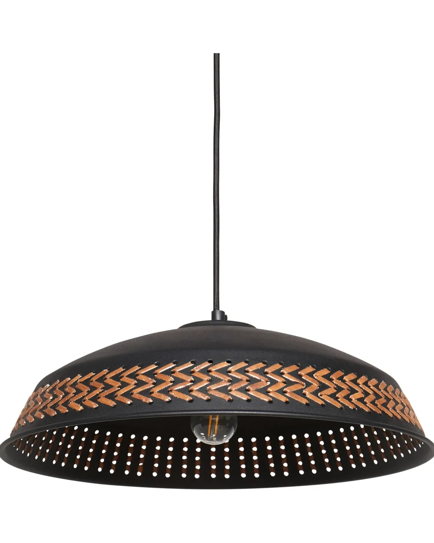 Beliani Lampadario MINILLAS Metallo Nero