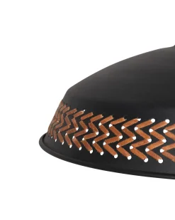 Beliani Lampadario MINILLAS Metallo Nero