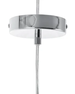 Beliani Lampadario MIRNA Vetro Oro Oro Trasparente