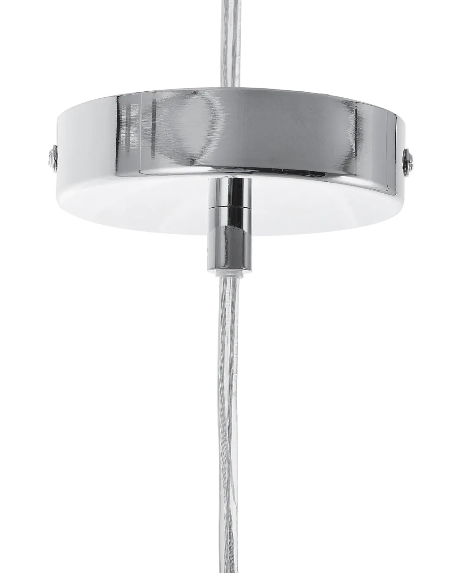 Beliani Lampadario MIRNA Vetro Oro Oro Trasparente