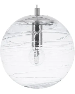 Discount Beliani Lampadario MIRNA Vetro Trasparente