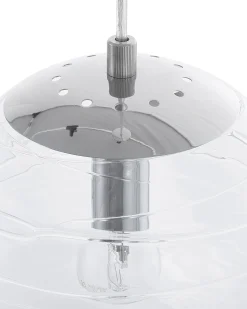 Discount Beliani Lampadario MIRNA Vetro Trasparente