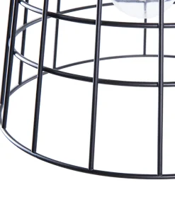 New Beliani Lampadario MONTE Metallo Rame Rame Nero
