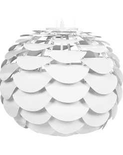 Outlet Beliani Lampadario MOSELLE Metallo Bianco