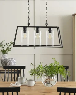 Online Beliani Lampadario MUGER Metallo Nero