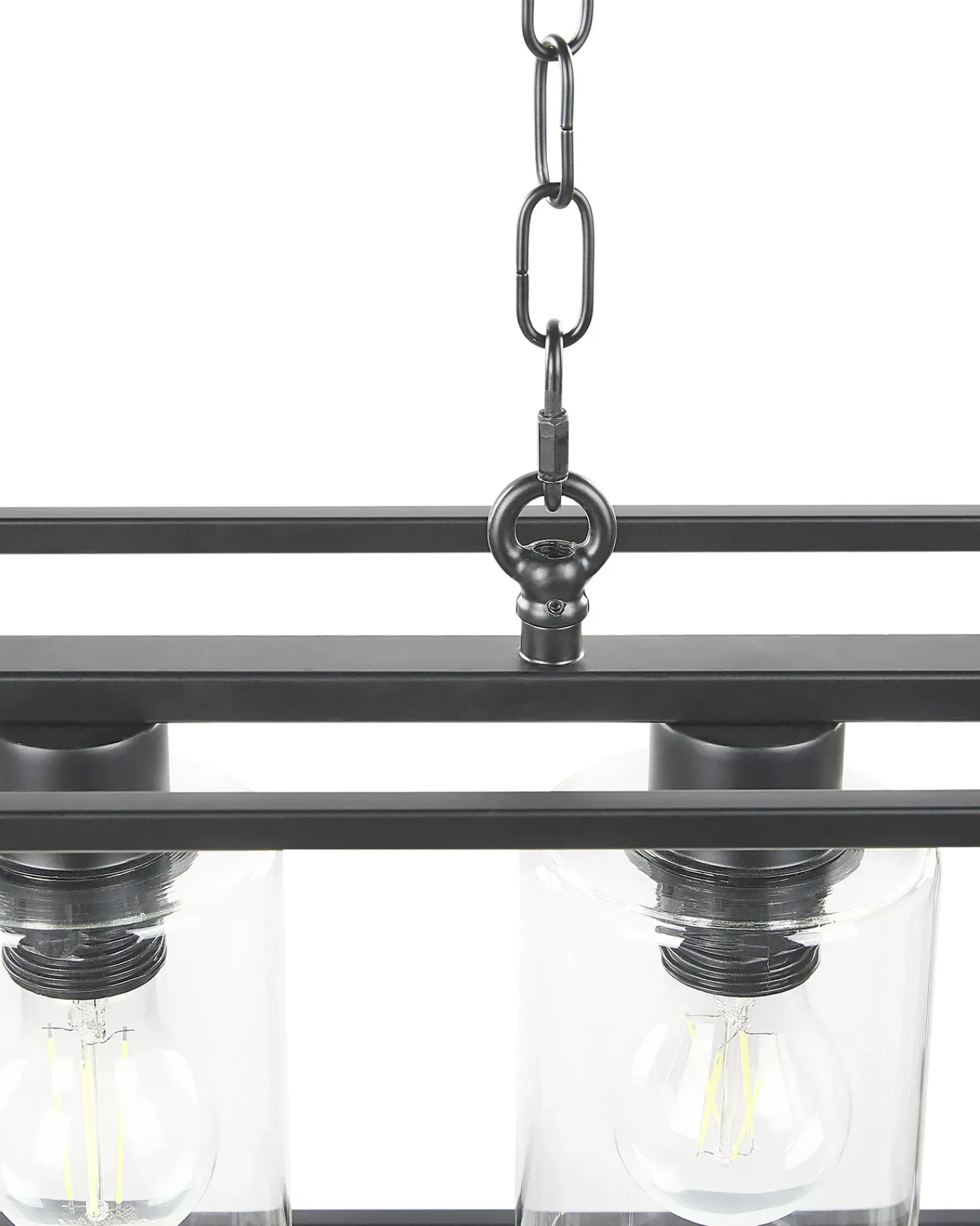 Online Beliani Lampadario MUGER Metallo Nero