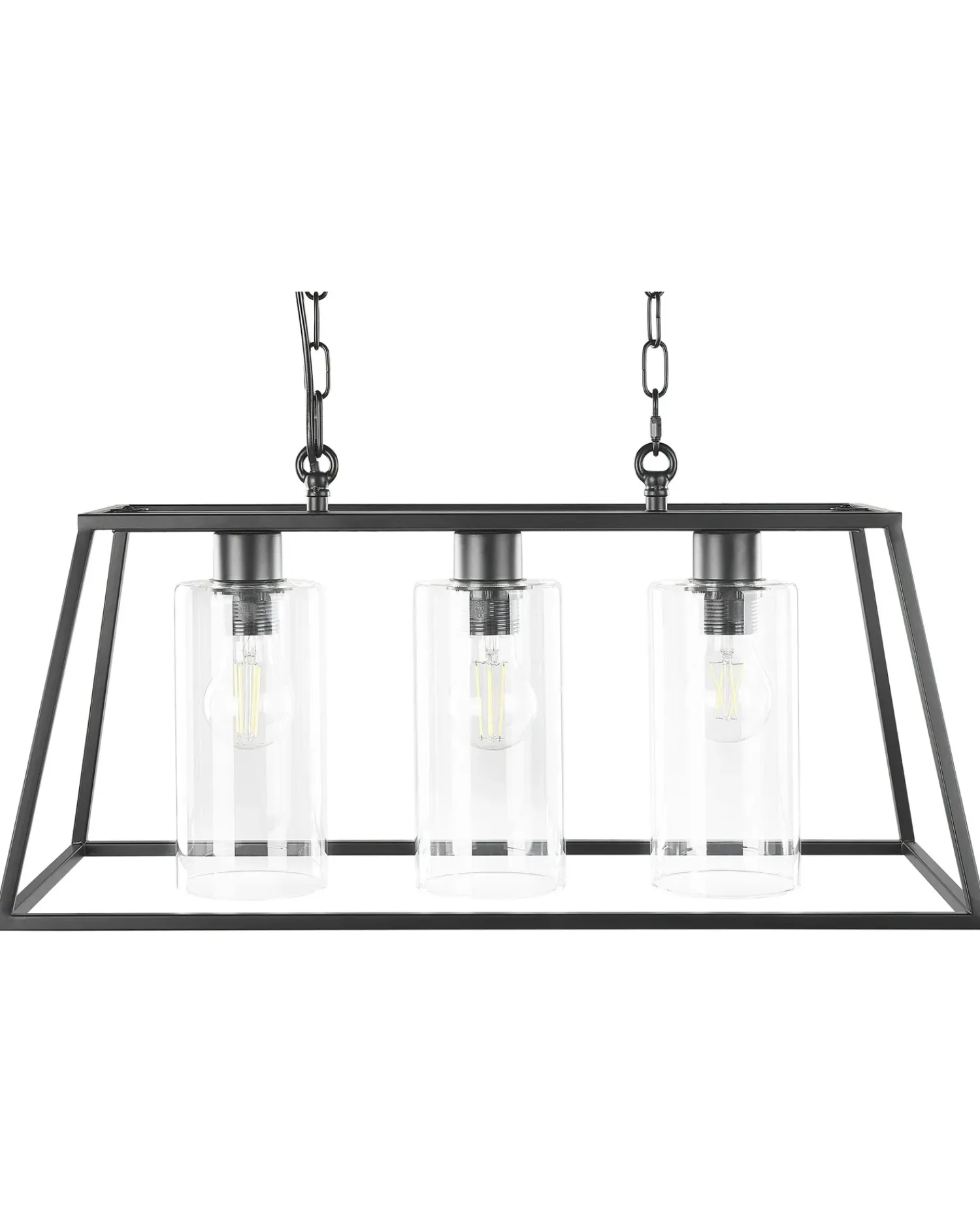 Online Beliani Lampadario MUGER Metallo Nero
